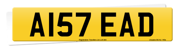 Registration number A157 EAD